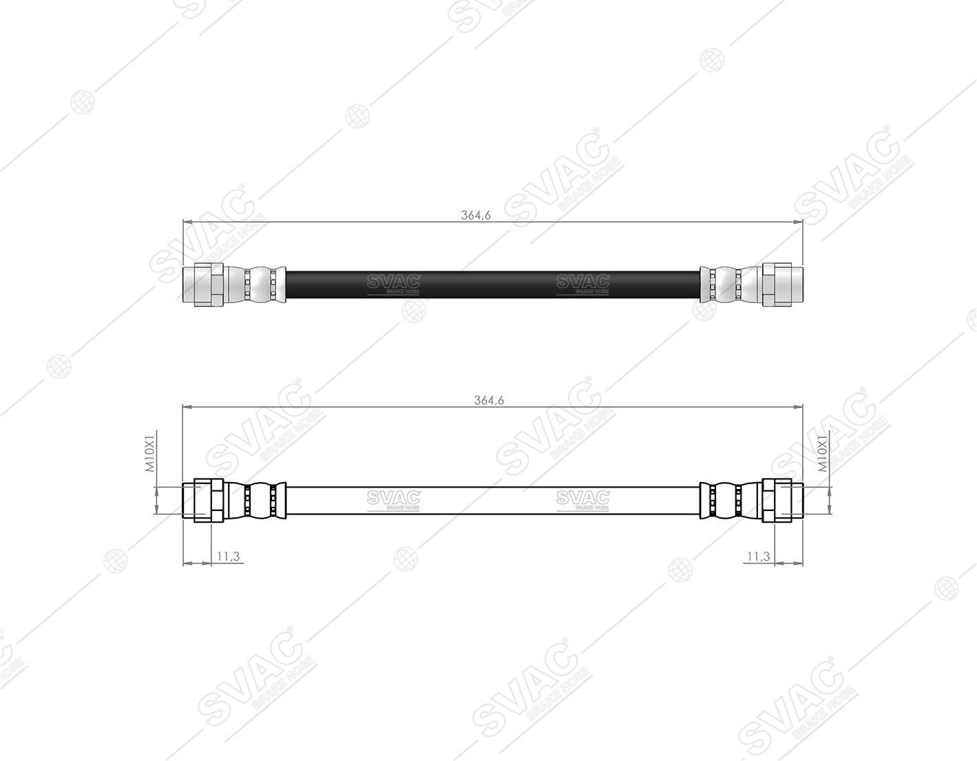 FREN HORTUMU ARKA MERC. A SERIE  W168 97-04 A1684280235