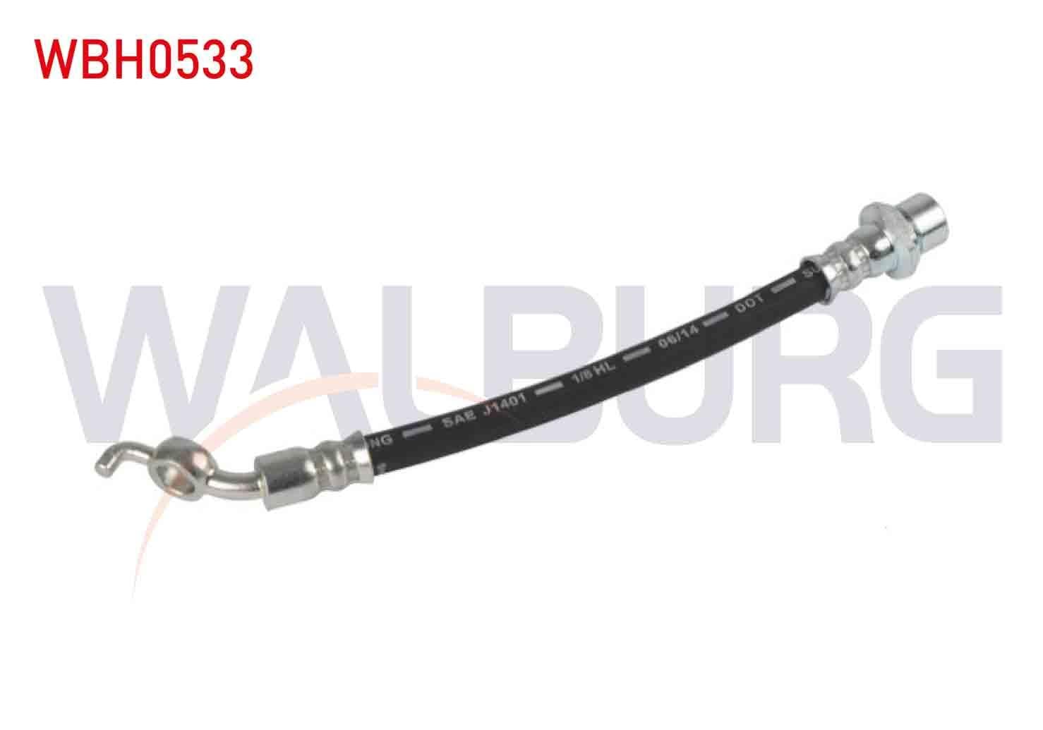 FREN HORTUMU ARKA SOL-SAG 180mm TOYOTA AURIS (ZRE15) 2007-2012