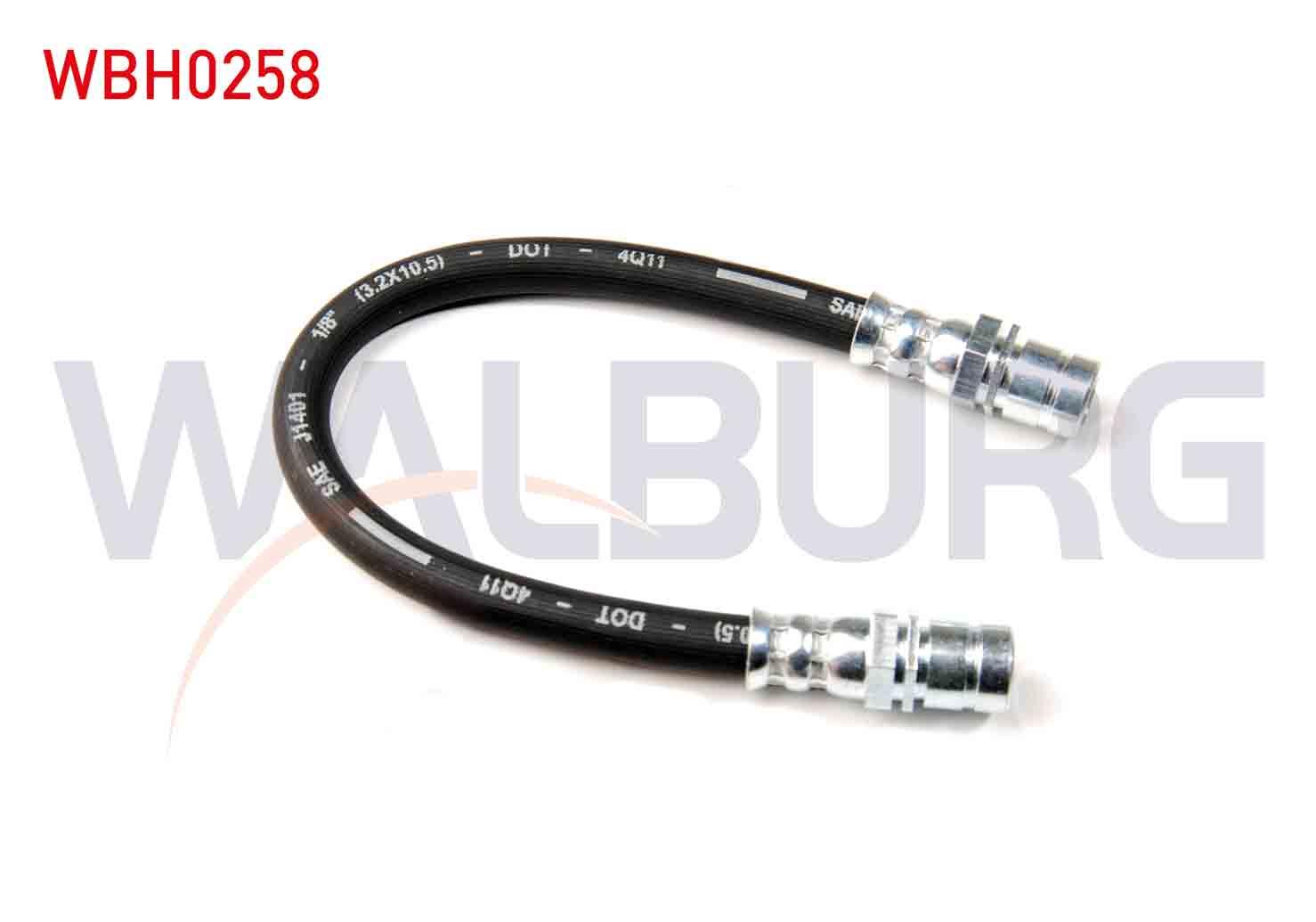 FREN HORTUMU ARKA SOL-SAG 250mm DAIHATSU APPLAUSE (A101, A111) 1989-1997 / DAIHATSU APPLAUSE II 1997- / DAIHATSU CHARADE III (G102) 1987-1993