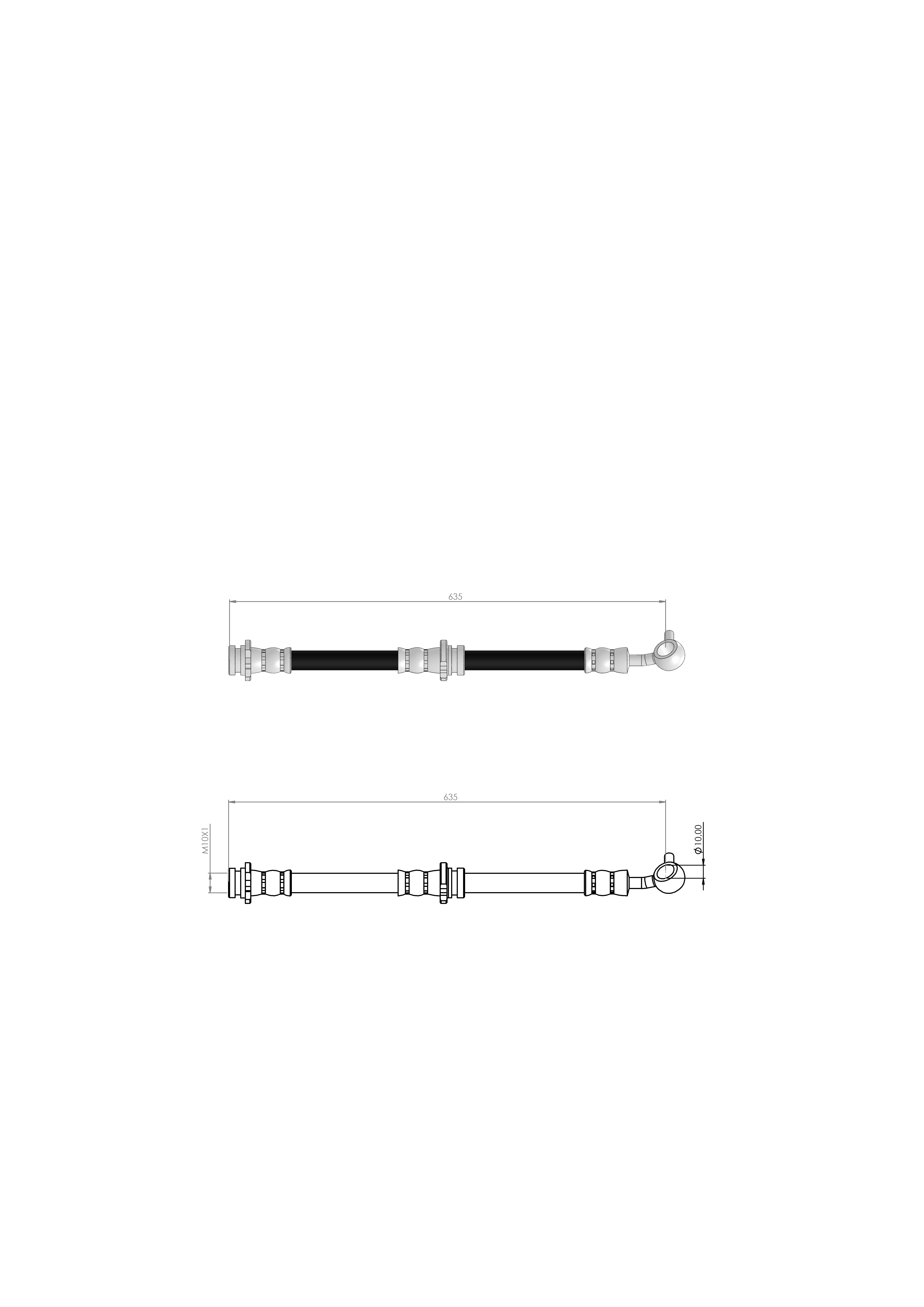 FREN HORTUMU ÖN  SAĞ KOLEOS 2007/-46210JG01A