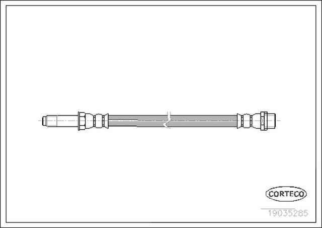 FREN HORTUMU ÖN-ARKA 440 MM SPRİNTER-CRAFTER  2007-