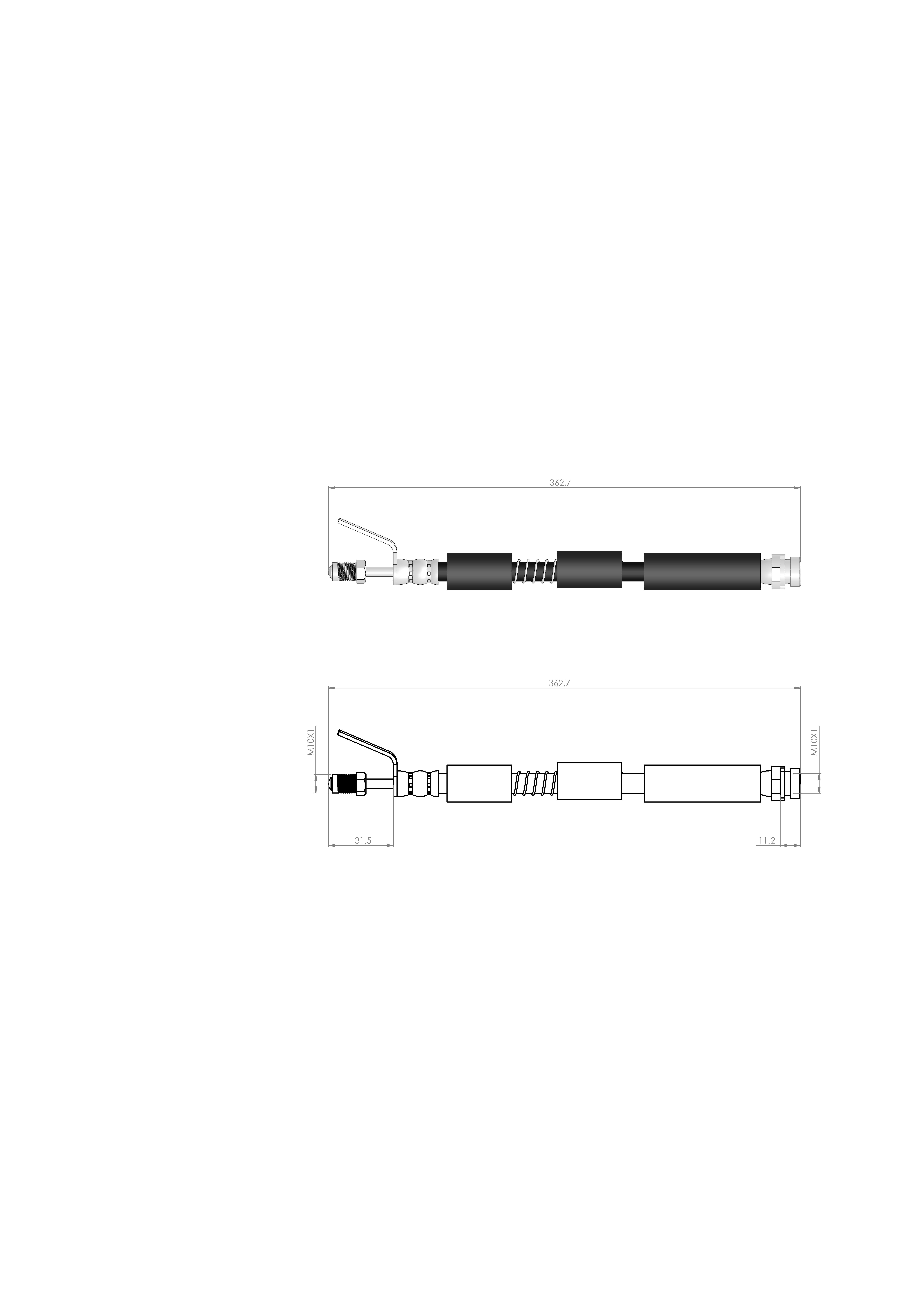 FREN HORTUMU ÖN CONNECT  02 - 13 2T142078AH - 4432391 - 4447381 - 5144326 - 4370932 - 2T142078AD
