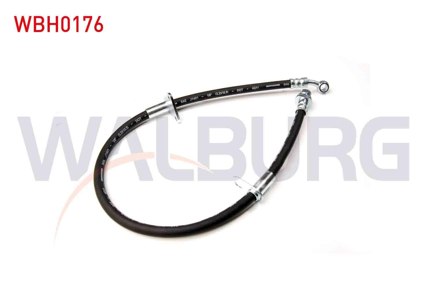 FREN HORTUMU ON SOL-SAG 620mm HONDA CIVIC IV 1987-1993 / HONDA CIVIC V 1992-1995 / HONDA CRX II (ED,EE) 1987-1992 / HONDA CRX III (EH,EG) 1992-1998