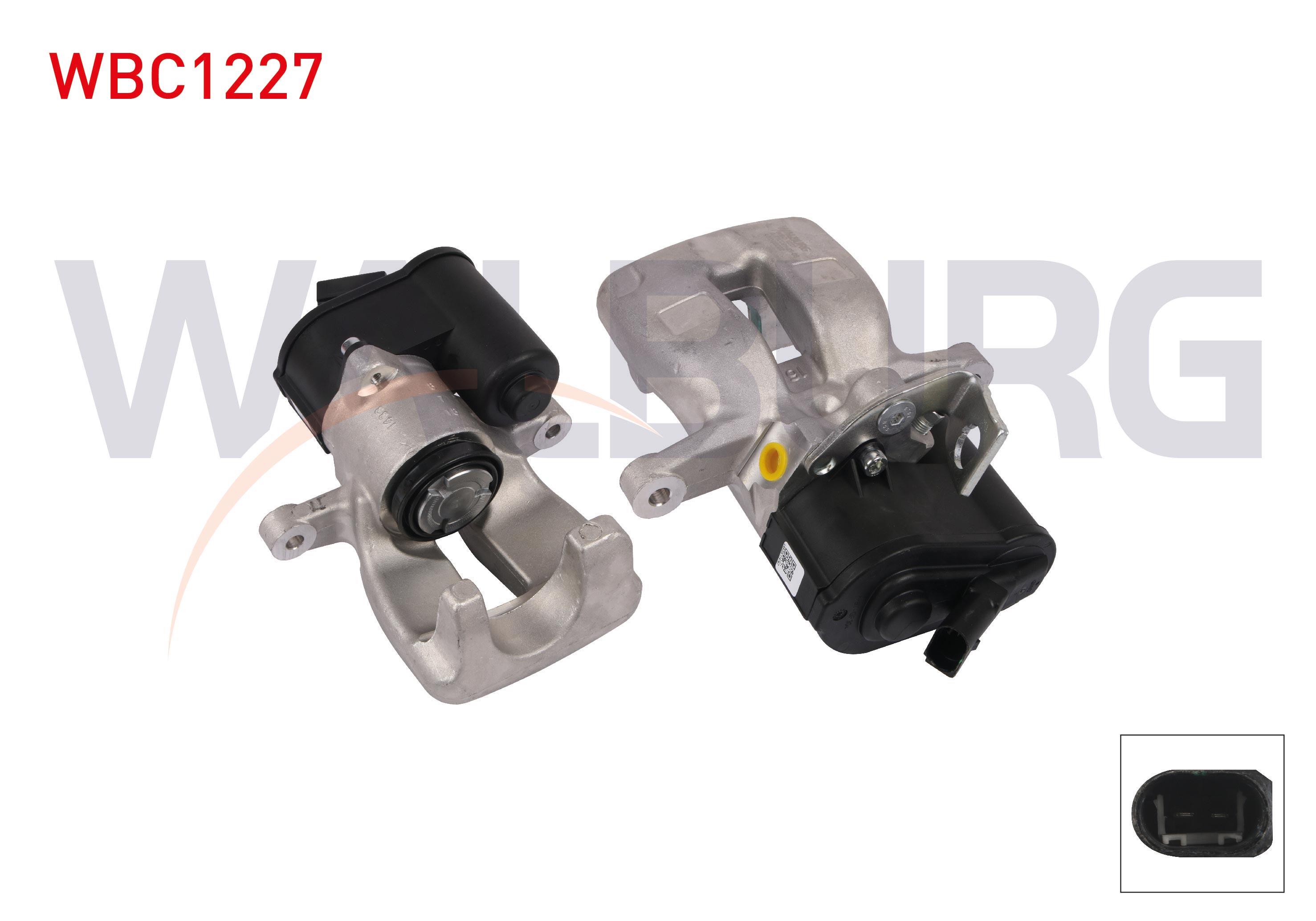 FREN KALIPER ELEKTRONIK SAG ARKA PISTON 38mm DISK 282mm VW PASSAT 2005-2010 / TIGUAN 2007-2016 / AUDI Q3 2011-