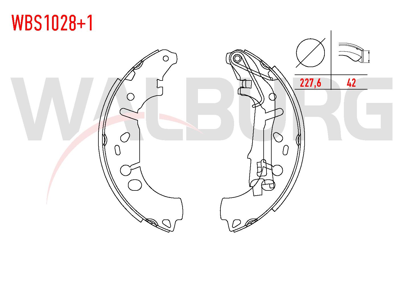 FREN PABUC BALATA ARKA +1mm DAHA KALIN FIAT LINEA (323) 1.3 MJT LEVYELI 227,6X42 mm 2007-/ GRANDE PUNTO 1.3 MJT 2005-2012/CORSA D 1.3 CDTI 2006-2014/CORSA E 1.4 2014-