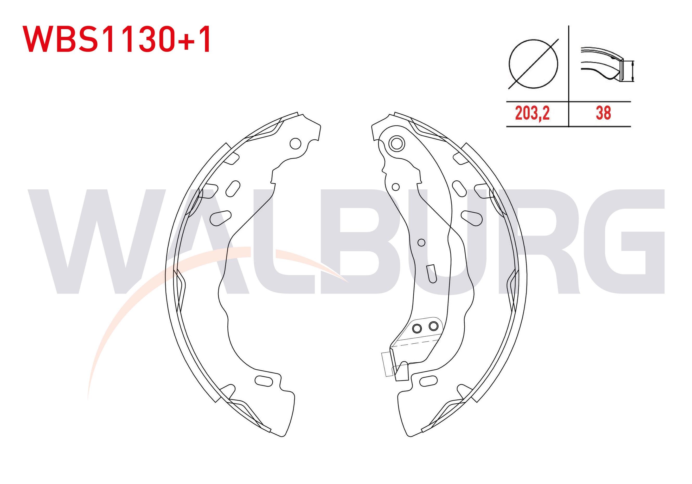 FREN PABUC BALATA ARKA +1mm KALIN LOGAN 1.5 DCI LEVYELI SOKETLI 203,2X38,6mm 2004-2012/CELYSEE 1.6 HDI 2012-/301 1.6 HDI 2012-/CLIO II 1.5 DCI 1998-2005/C3 II 1.6 HDI 2009-2016/C3 II 1.6 HDI 2009-2016
