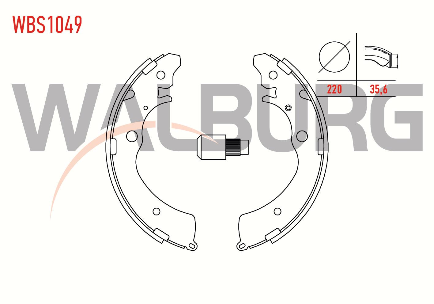 FREN PABUC BALATA ARKA HONDA ACCORD V (CC7,CD) 2.2i 220X35,6 mm 1993-1997/ACCORD IV (CB) 2.0i 16v -2.2i 16v 1990-1993/ CRV I 2.0i 16v 1995-2002 / SUZUKI JIMNY (FJ) 1.3i 16v 1998-/ CARRY (FD) 1.3 1999-