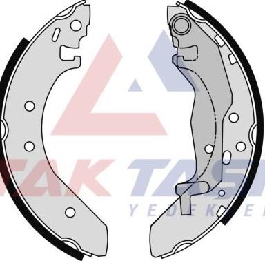 FREN PABUC BALATA ARKA HONDA CIVIC VI 1.4i LEVYELI 203X37 mm 1995-2001/CIVIC VI 1.6 IVTEC 1995-2001/ROVER 200 1.4i 1995-2000/200 1.4i 1995-2000/400 414 SI 1.4i 1995-2000/25 1.6 16v 1999-2005
