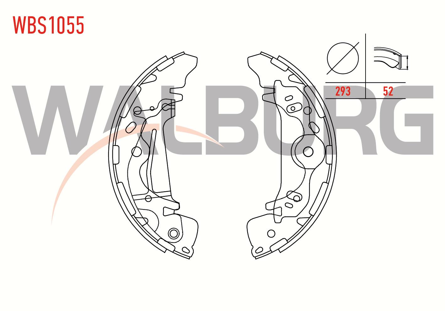 FREN PABUC BALATA ARKA HYUNDAI STAREX 2.5 CRDI LEVYELI 293X52 mm 1997-2007/HYUNDAI STAREX 2.4i 1997-2007/HYUNDAI STAREX 2.5 TD 1997-2007/HYUNDAI H1 2.5 CRDI 2008-
