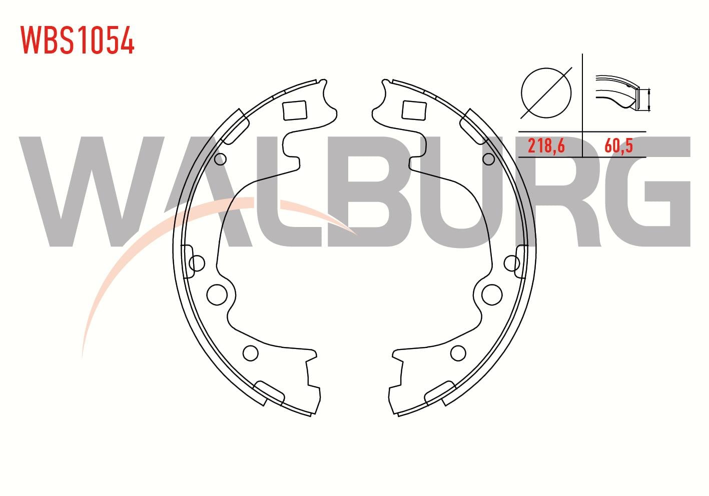 FREN PABUC BALATA ARKA HYUNDAI STAREX 2.5 CRDI 218,6x60,5 mm 1997-2007/HYUNDAI STAREX 2.4i 1997-2007/HYUNDAI STAREX 2.5 TD 1997-2007