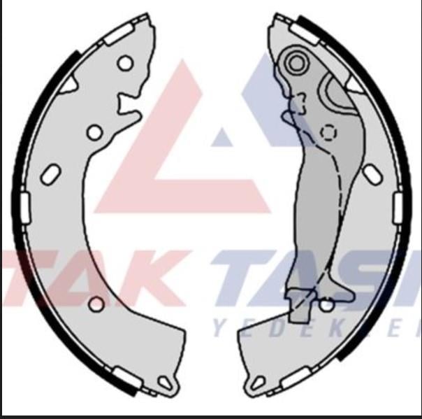 FREN PABUC BALATA ARKA LEVYELI 203X31,5mm HYUNDAI GETZ 1.1i - 1.4i - 1.5 CRDI ABSLI 2002-2008/ I20 1.2 2008-2015