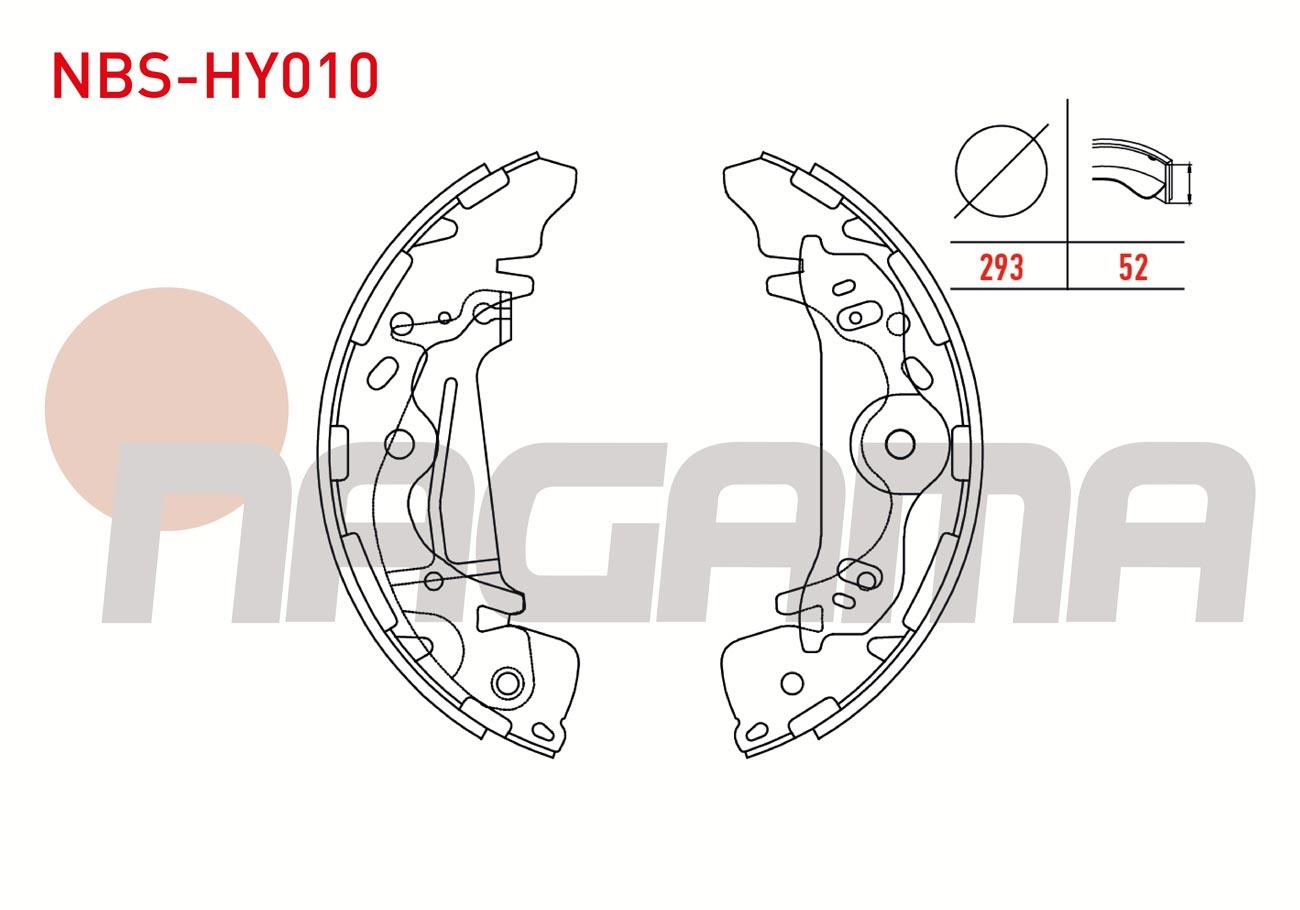 FREN PABUC BALATA ARKA LEVYELI 293X52mm HYUNDAI STAREX 2.4i - 2.5 TD - 2.5 CRDI 1997-2007/ H1 2.5 CRDI 2008-