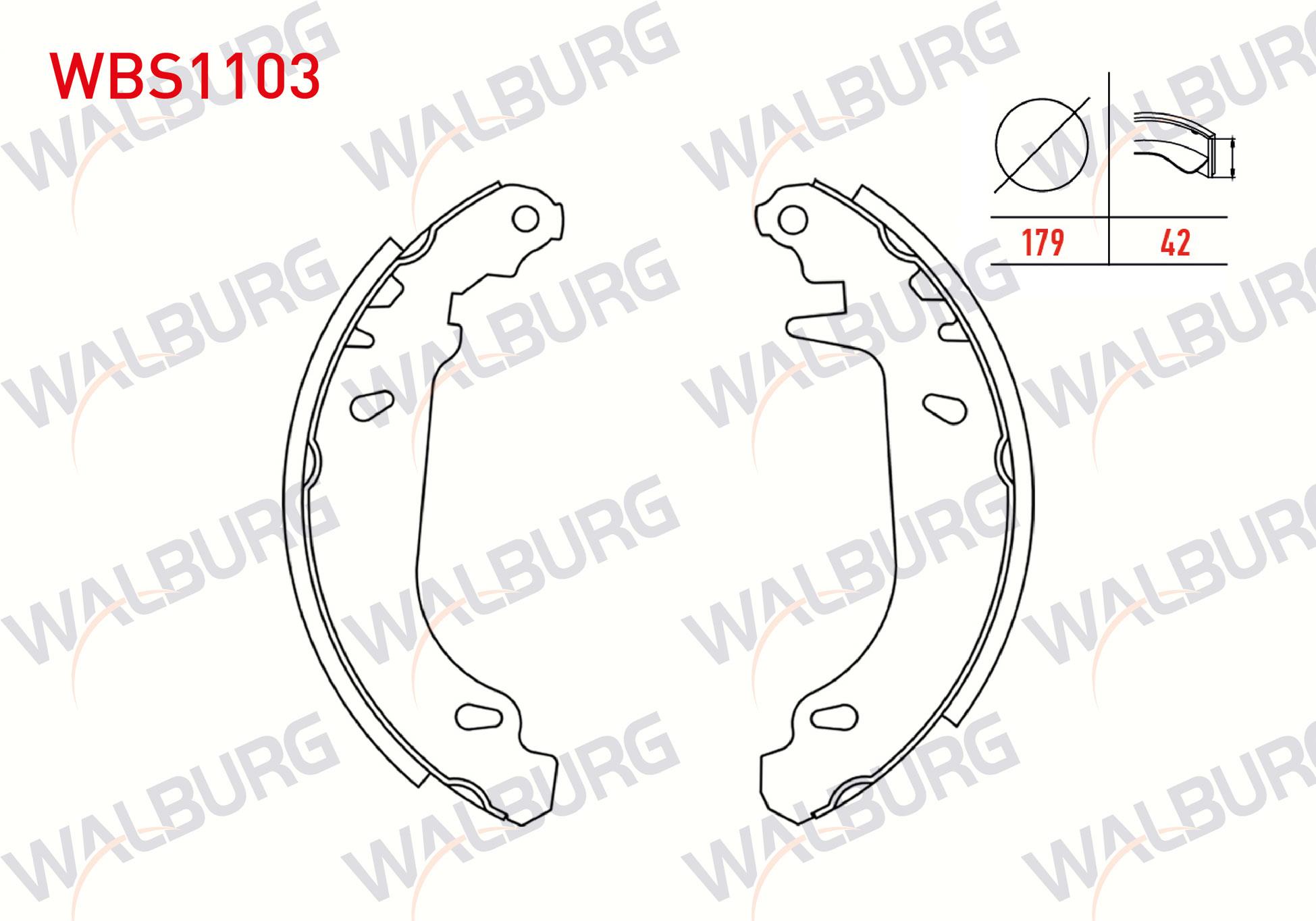 FREN PABUC BALATA ARKA RENAULT CLIO I 1.2 LEVYESIZ 179X42 mm 1990-1998/CLIO I 1.4 1990-1998/R21 OPTIMA 1.6 1986-1993/R21 MANAGER 1.7 1986-1993/R21 CONCORDE 2.0 1986-1993