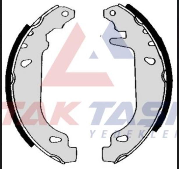 FREN PABUC BALATA ARKA RENAULT CLIO I 1.2 LEVYESIZ 180X42 mm 1990-1998/CLIO I 1.4 1990-1998/R21 OPTIMA 1.6 1986-1993/R21 MANAGER 1.7 1986-1993/R21 CONCORDE 2.0 1986-1993