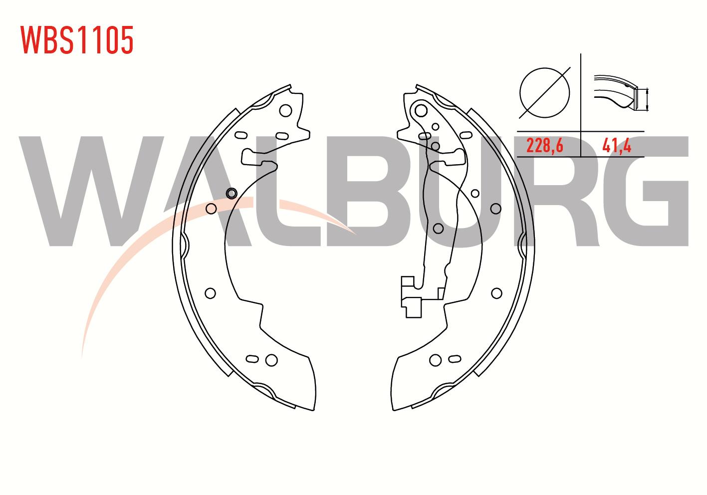 FREN PABUC BALATA ARKA RENAULT EXPRESS (F40,G40) 1.4 LEVYELI 228,6X41,4 mm 1985-1998/EXPRESS (F40,G40) 1.9 D 1985-1998/R21 (B48,L48) CONCORDE 1.7 TS 1986-1993/R21 (B48,L48) CONCORDE 1.7 GTS 1986-1993