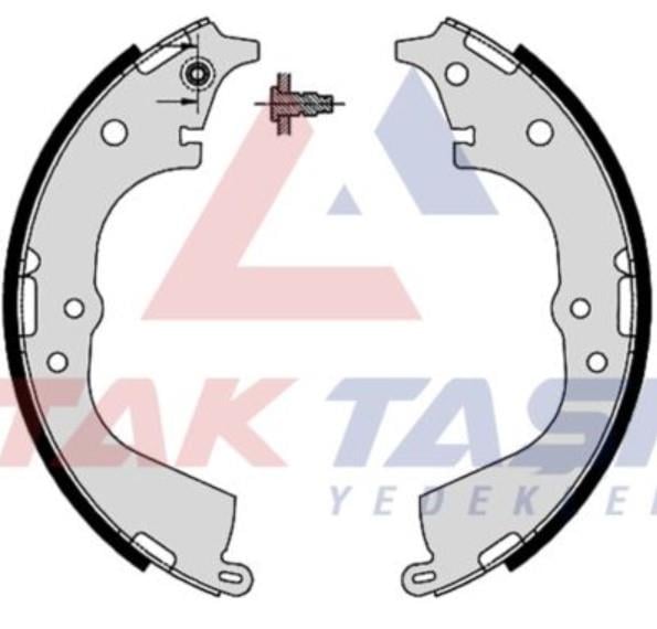 FREN PABUC BALATA ARKA TOYOTA HI-LUX PICK UP (_N_) 2.4 D 270X55 mm 1983-2005/TOYOTA HIACE IV (_H1_,_H2_) 2.4 TD 1996-2006/TOYOTA HIACE IV (_H1_,_H2_) 2.5 D4D 1996-2006