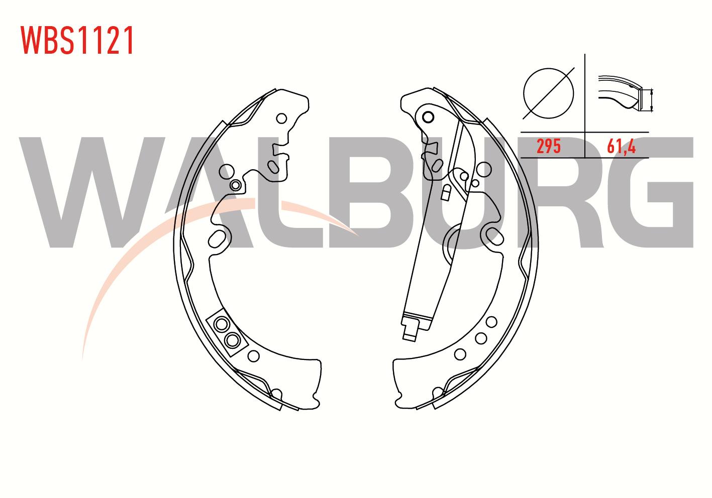 FREN PABUC BALATA ARKA TOYOTA HI-LUX PICK UP (TGN1_GGN2_GGN1_KUN2_KUN1_) 2.5 D-4D 4X4 LEVYELI 295X61,4 mm 2005- / HILUX PICK UP 2.5 D 2005-2011 / HILUX PICK UP 2.5 D4D 2005-2011