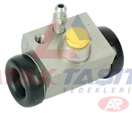 FREN SILINDIRI ARKA SOL-SAG ALUMINYUM 17,5 mm RENAULT CLIO II 1.5 DCI ABSLI 1998-2005 / CLIO IV 1.5 DCI ABSLI 2012- / CLIO SYMBOL 1.5 DCI ABSLI 2006-2