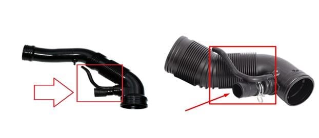 HAVA FİLTRE HORTUMUNUN ARA BORUSU GOLF 4 5 BORA JETTA CADDY A3 OCTAVİA 1.6 1.9