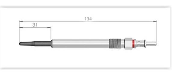 ISITMA KIZDIRMA BUJİSİ W203 C30 CDİ 5V GE116 0100266042 MERCEDES
