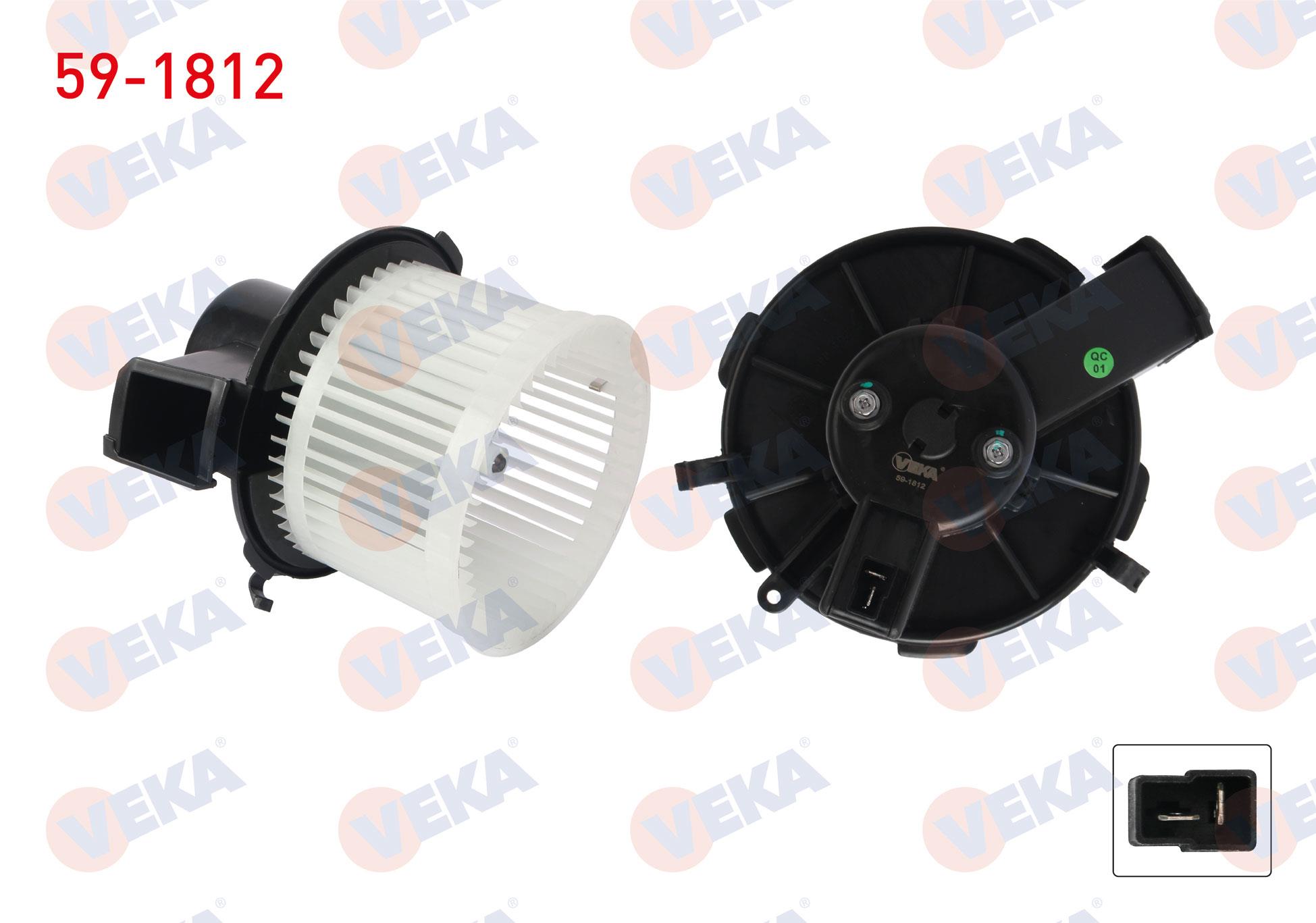 KALORIFER MOTORU 132W FIAT 500 C 1.3 MJT 2009- / PANDA 2003-2012 / FORD KA 2008-2016