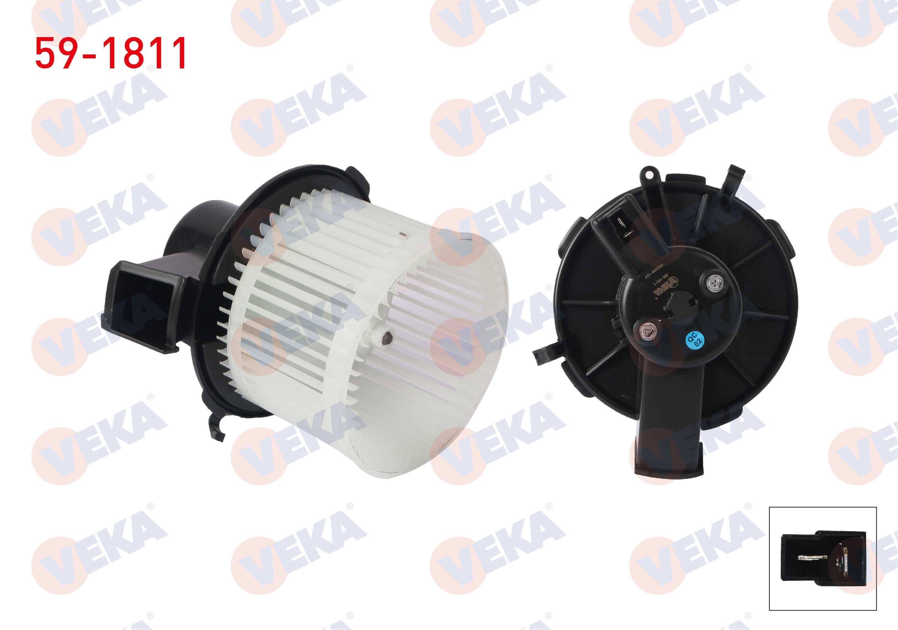 KALORIFER MOTORU 154W FIAT 500 C 1.3 MJT 2009- / PANDA 2003-2012 / FORD KA 2008-2016