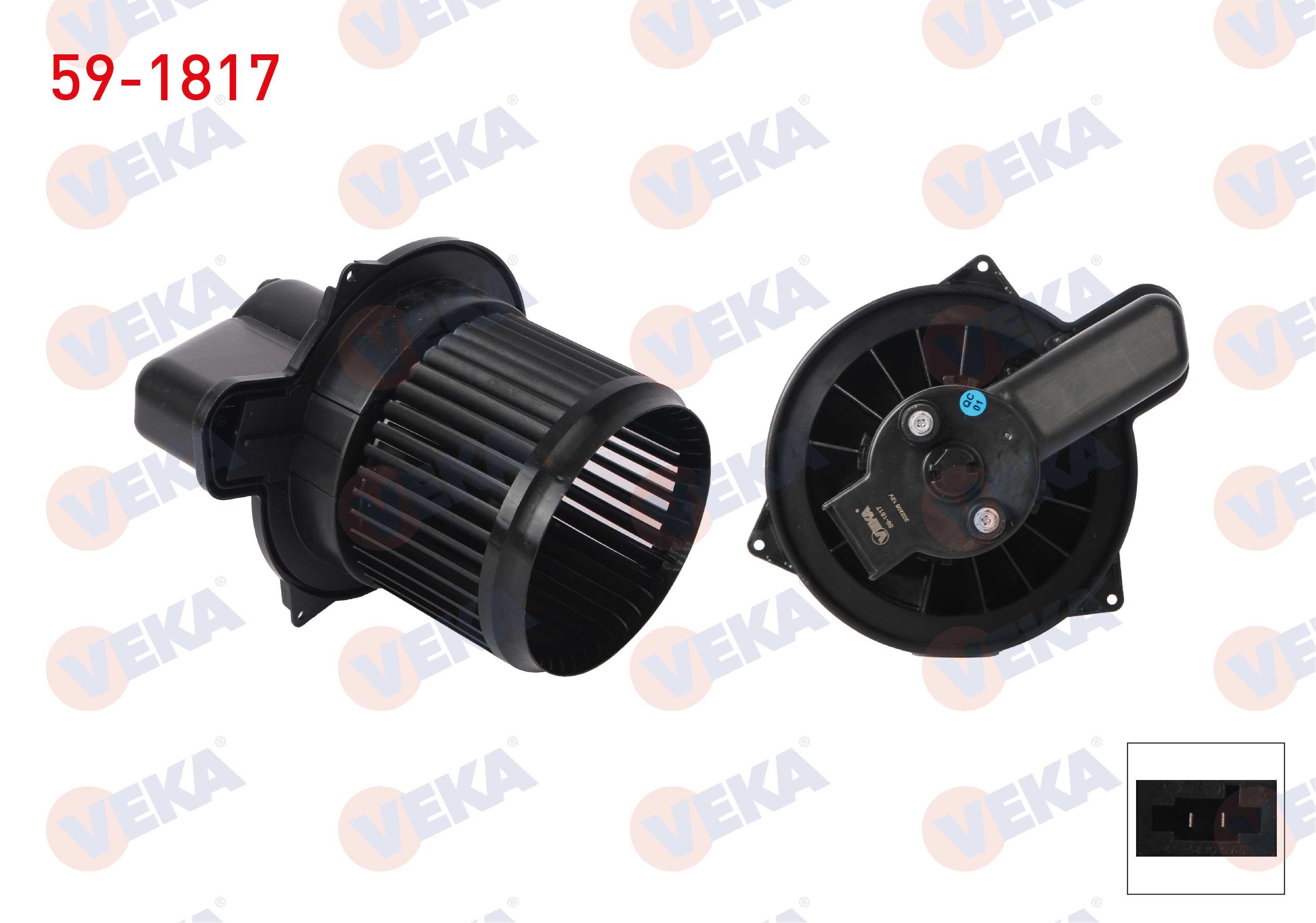 KALORIFER MOTORU 168W FIAT 500 2012- / PANDA 2012-