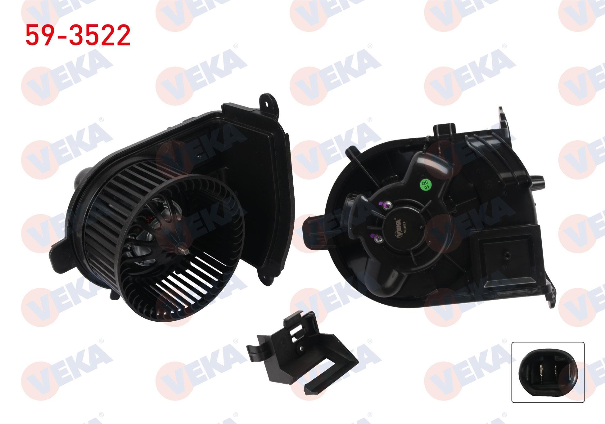 KALORIFER MOTORU 250W RENAULT CLIO II 1998-2005 / SYMBOL II 2008-2012