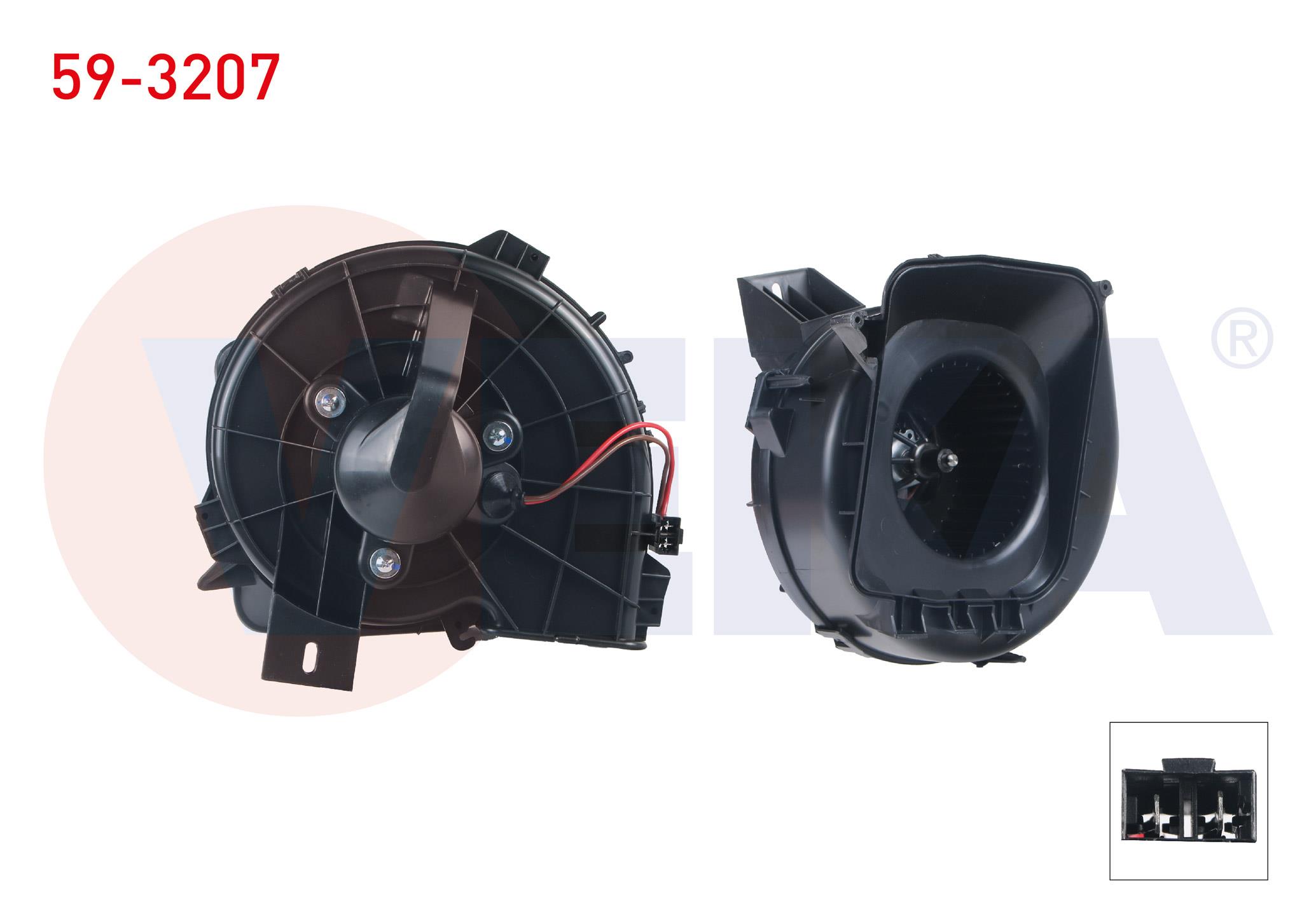 KALORIFER MOTORU KLMALI OPEL COMBO C 2001-2006 / CORSA C 2000-2006 / TIGRA B 2004-