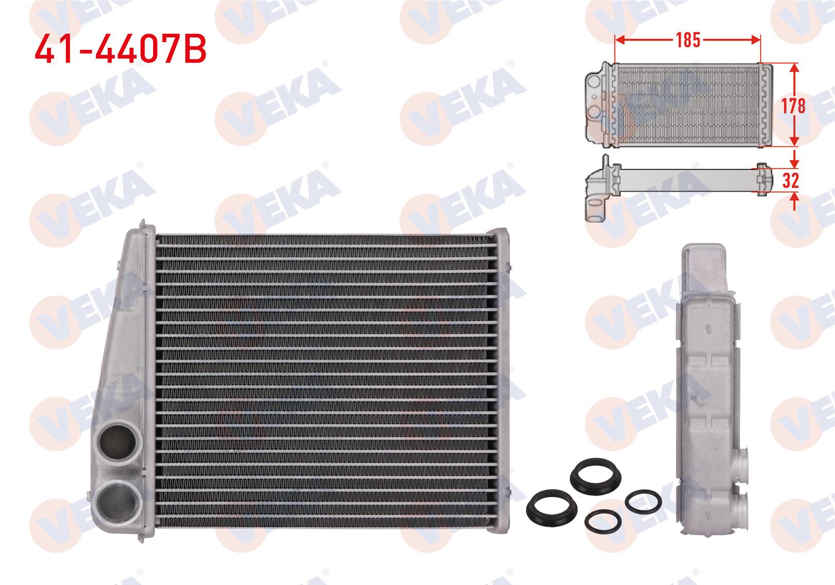 KALORIFER RADYATORU BRAZING (5.5mm fin) VOLKSWAGEN GOLF V (1K1) 1.4i 2003-2009