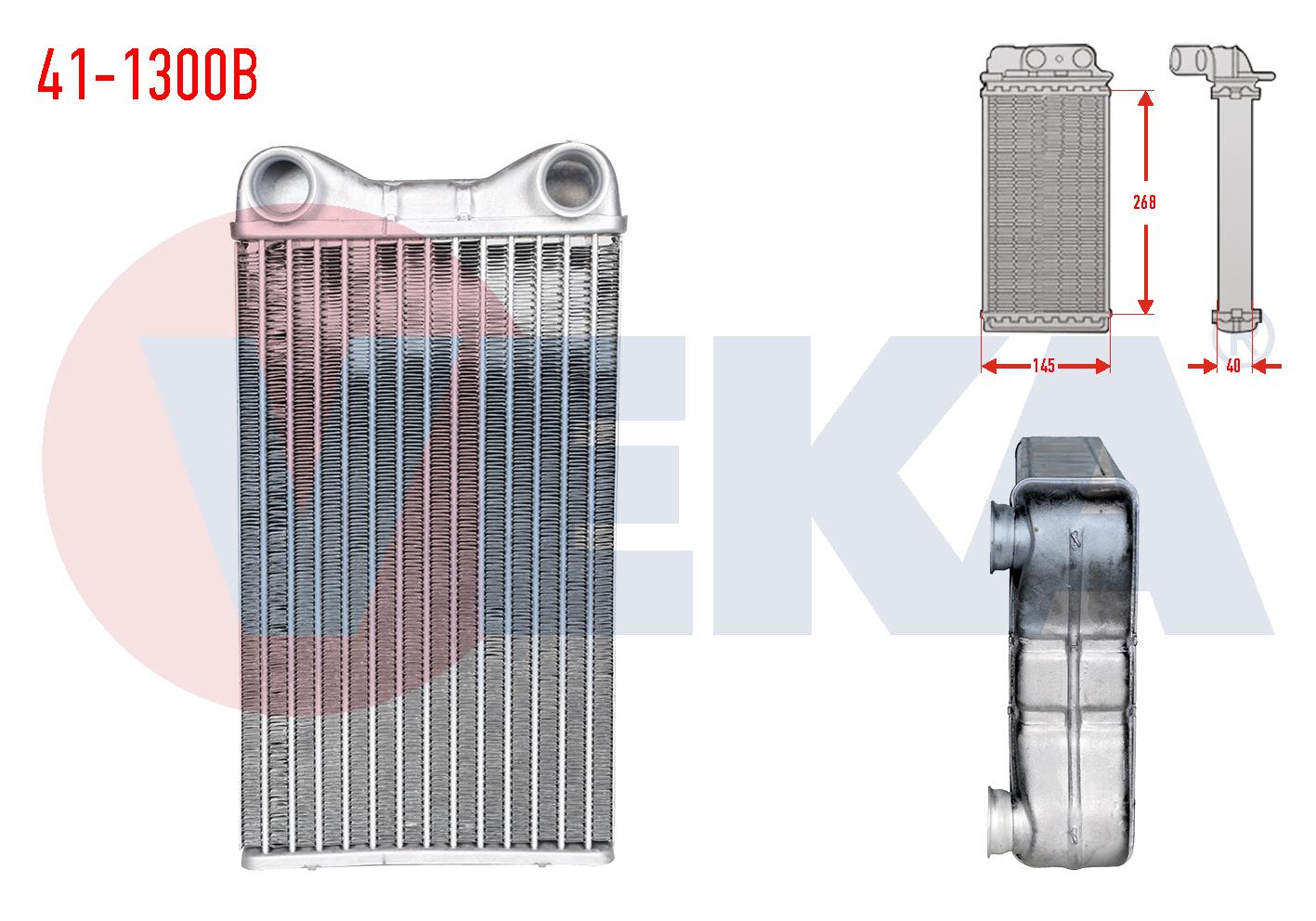 KALORIFER RADYATORU BRAZING AUDI A4 (8EC,B7) 1.6 2004-2008