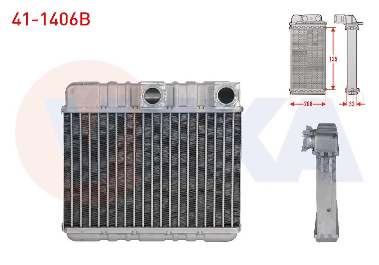 KALORIFER RADYATORU BRAZING BMW KLIMALI 3 SERISI (E46) 316i - 318i - 320D - 320i - 328i - 330i 1998-2005 / X3 (E83) 2.0D - 2.0i 2004-2010