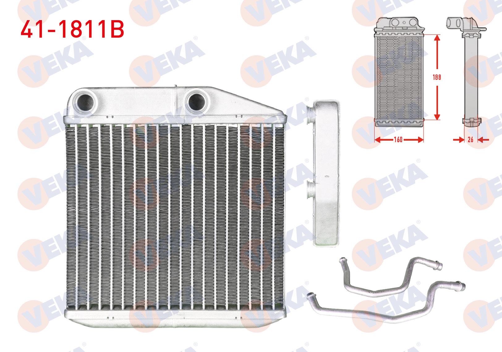 KALORIFER RADYATORU BRAZING BORULU FIAT LINEA (323) 1.3 MJT 2007-