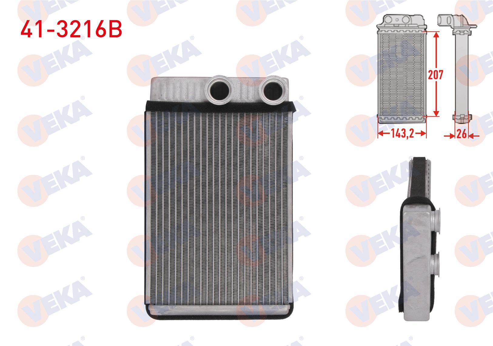 KALORIFER RADYATORU BRAZING CHEVROLET CRUZE (J300) 1.6 - 2.0 CDI 2009-2014 / OPEL INSIGNIA A 1.6 CDTI - 1.6 T - 2.0 CDTI 2015-/ MERIVA B 1.3 CDTI - 1.4i - 1.7 CDTI2010-2013