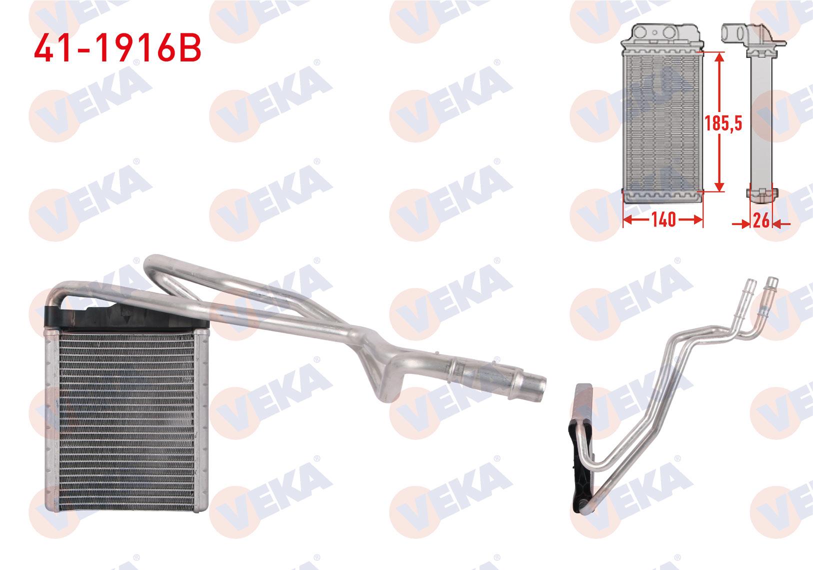 KALORIFER RADYATORU BRAZING FORD TRANSIT COURIER 1.5 TDCI 2014-