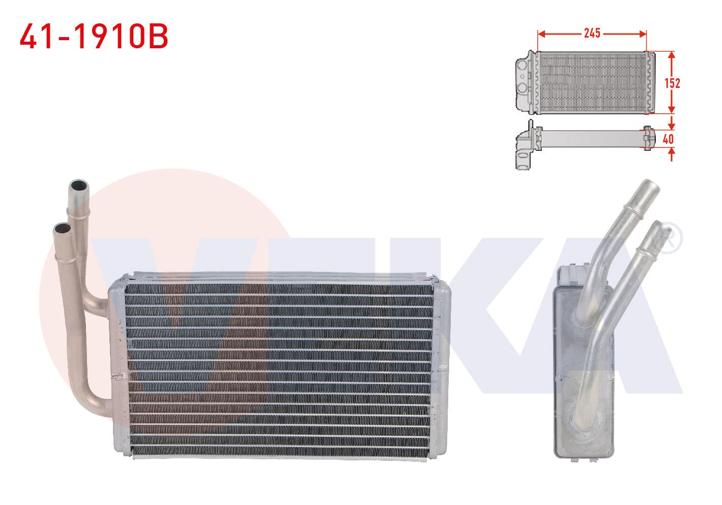KALORIFER RADYATORU BRAZING FORD TRANSIT 2.5 DI - 2.5 TD 1991-1994