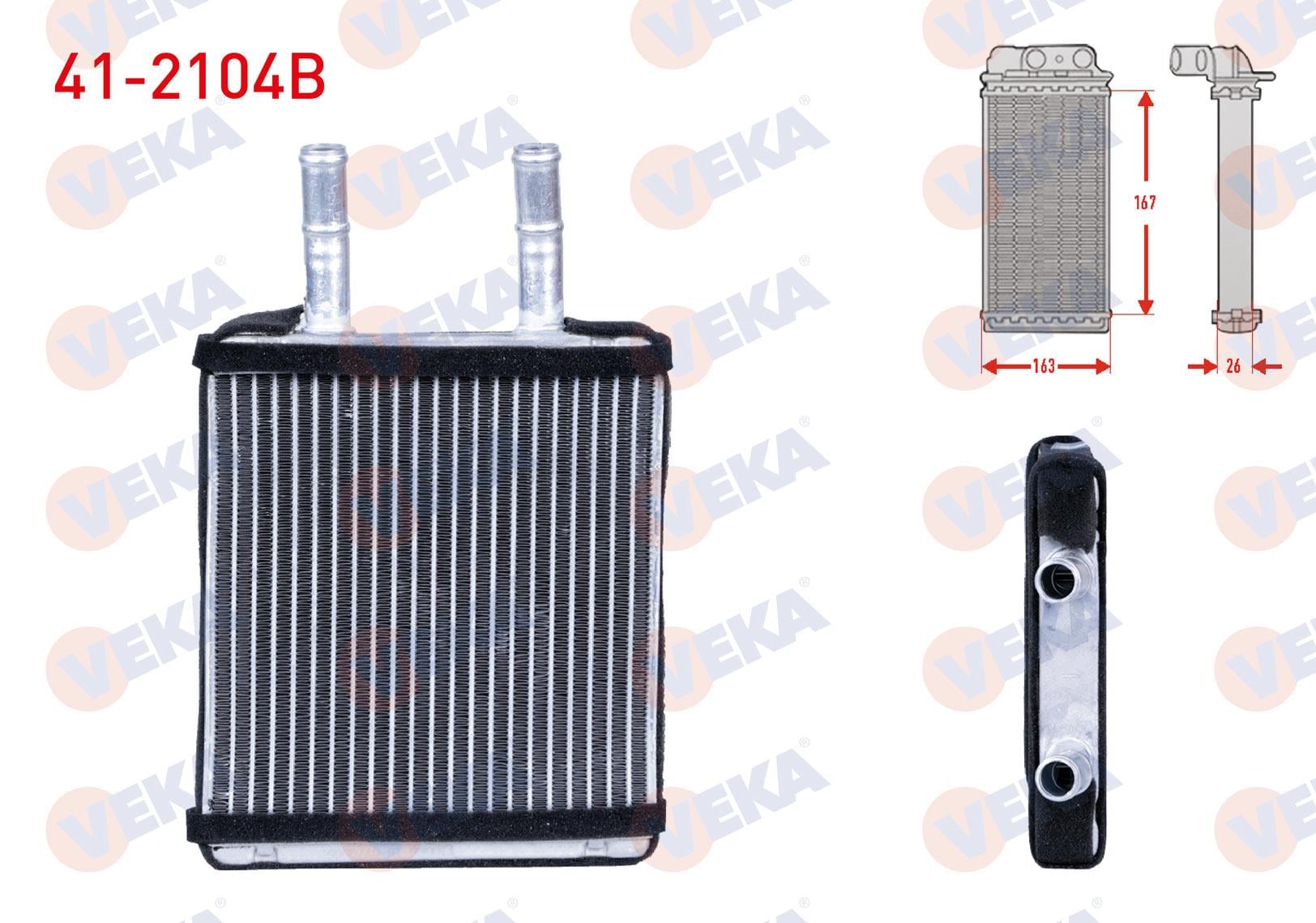 KALORIFER RADYATORU BRAZING HYUNDAI ACCENT I (X-3) 1.3i 1994-2000