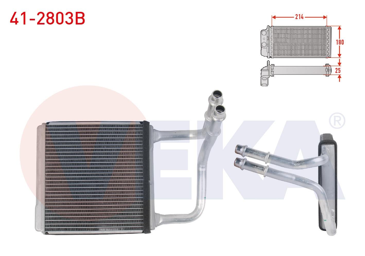 KALORIFER RADYATORU BRAZING MERCEDES E SERISI (W211) E 200 CDI - 220 CDI - 240 - 280 CDI - 320 2002-2008 / CLS (C218) CLS 350 CDI 2012-