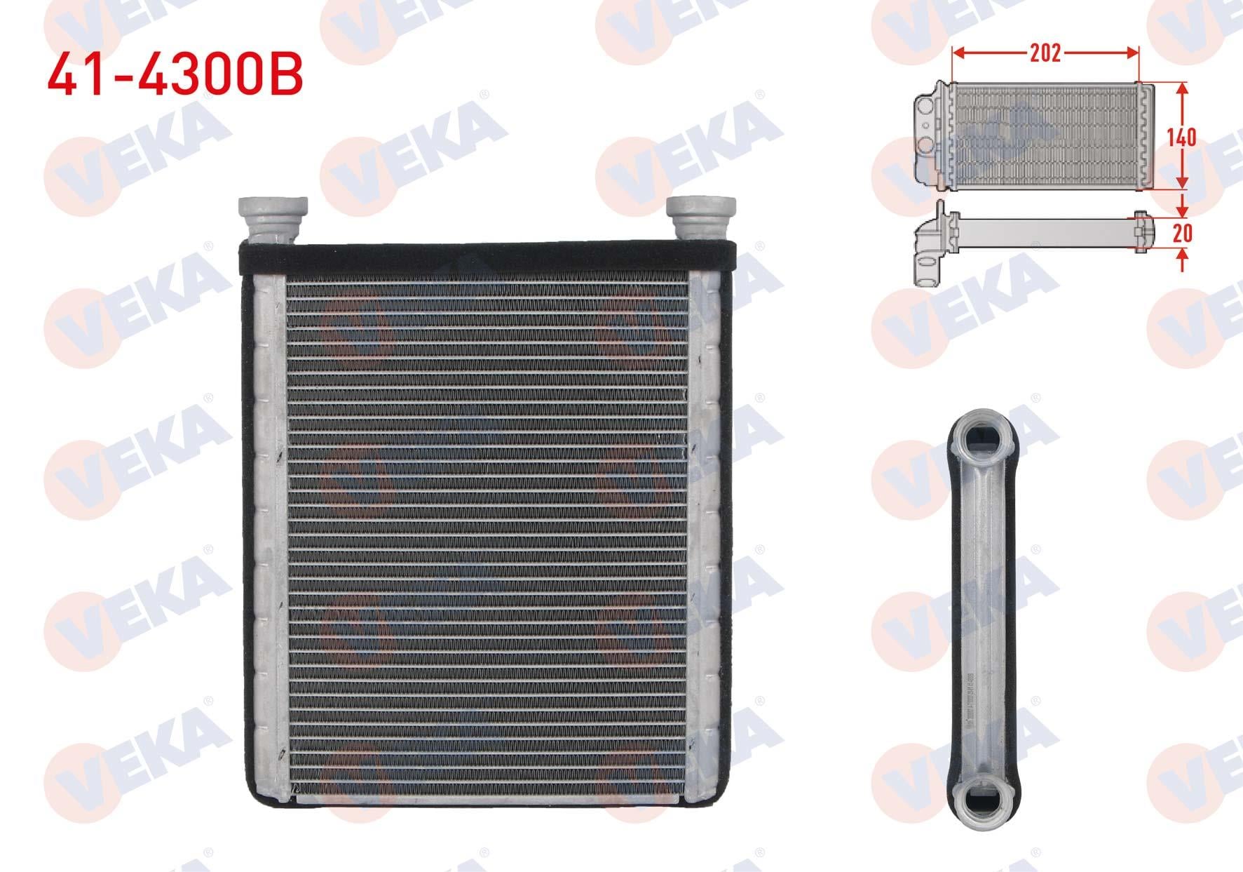 KALORIFER RADYATORU BRAZING TOYOTA COROLLA (_E12_) 1.4 VVT-I 2002-2007