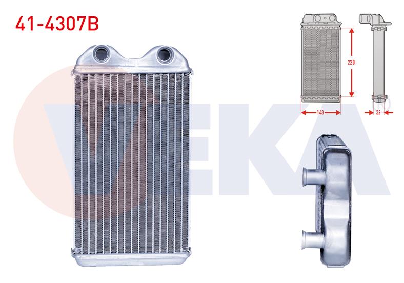 KALORIFER RADYATORU BRAZING TOYOTA HI-LUX (_N_) 2.4 D UZUN CIKIS 1983-2005