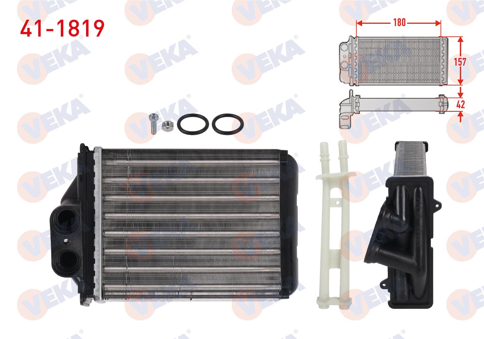 KALORIFER RADYATORU MEKANIK FIAT 500 1.3 D - 1.4i 2007- / PANDA 1.1 - 1.3 2003-
