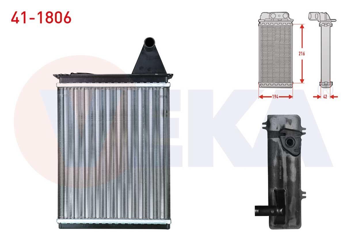 KALORIFER RADYATORU MEKANIK FIAT PALIO (178BX) (178DX) 1.2i 16v 1996-2005