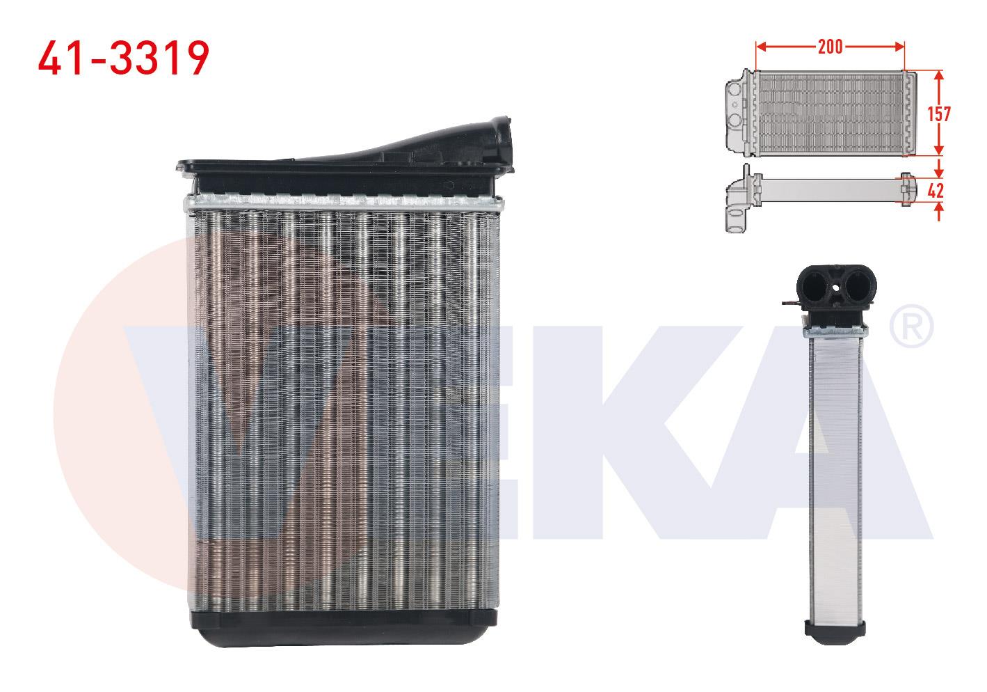 KALORIFER RADYATORU MEKANIK PEUGEOT 208 1.2 - 1.4 - 1.4 HDI - 1.6 HDI 2012- / 2008 1.6 HDI 2013- / CITROEN C3 III 1.6 HDI 2016-