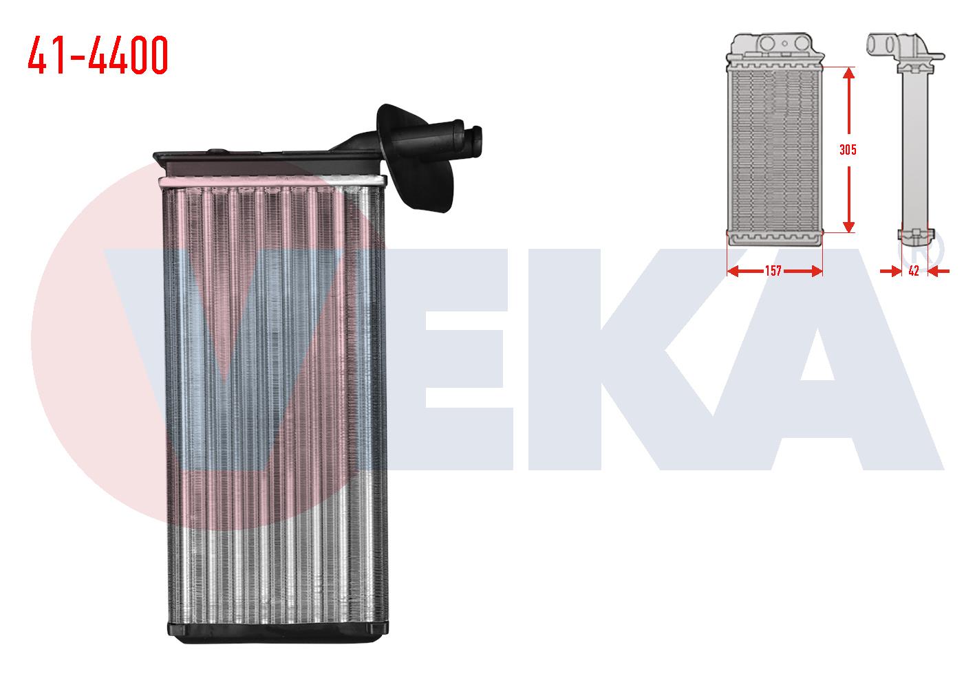 KALORIFER RADYATORU MEKANIK VOLKSWAGEN TRANSPORTER IV (70XB,70XC,7DB,7DW) 1.9 D KLIMASIZ 1990-2003