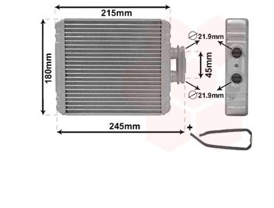 KALORİFER RADYATÖRÜ POLO-İBİZA-FABİA-A1 14> 8FH 351 511-764