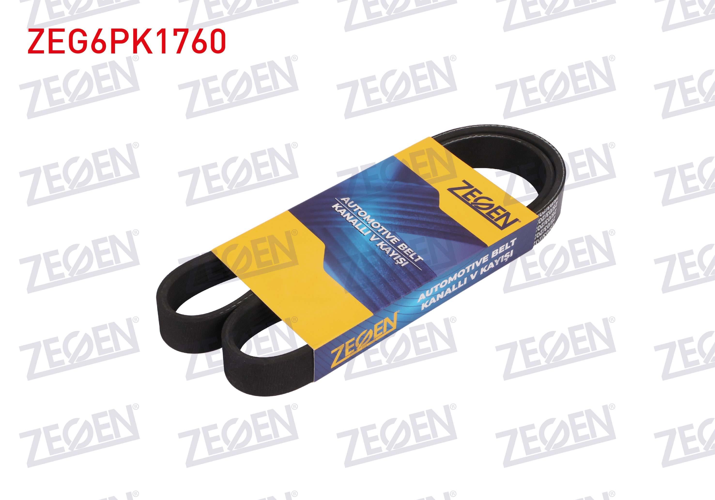 KANALLI V KAYISI 6PK1760 VW GOLF II 1.8GTI (90-91) PASSAT 1.8 (88-96)-2.8 V6 (96-00) FIAT PUNTO 1.8 99-
