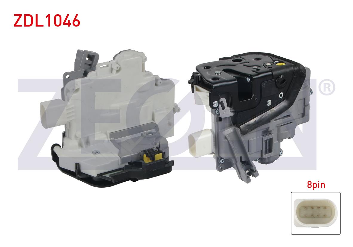 KAPI KILIDI MOTORLU SOL ARKA 8 PIN AUDI A3 - A6 2003-2012