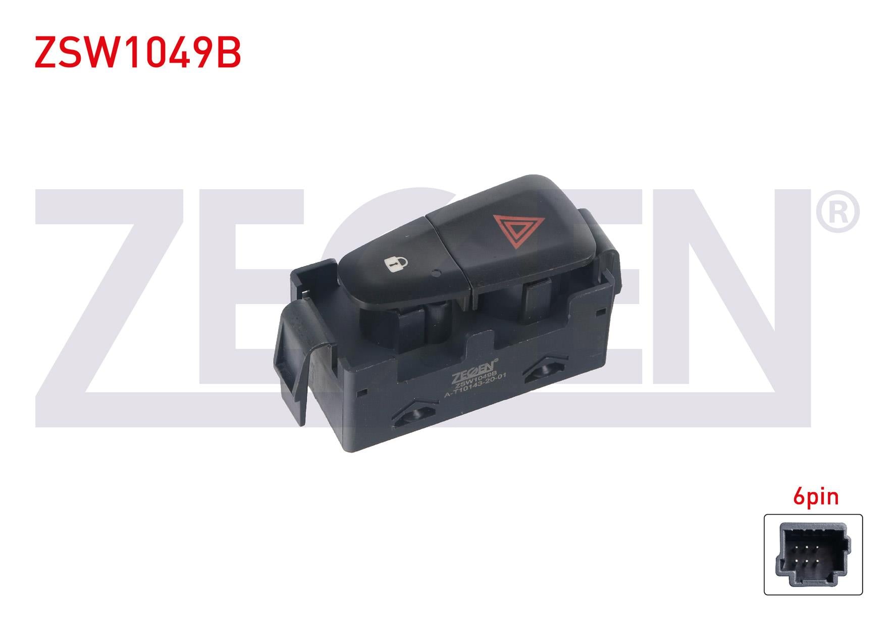 KAPI KILIT VE FLASOR ANAHTARI 6 PIN RENAULT MEGANE III - SCENIC III 2008-2015/ DACIA LODGY - SANDERO - DOKKER 2008-