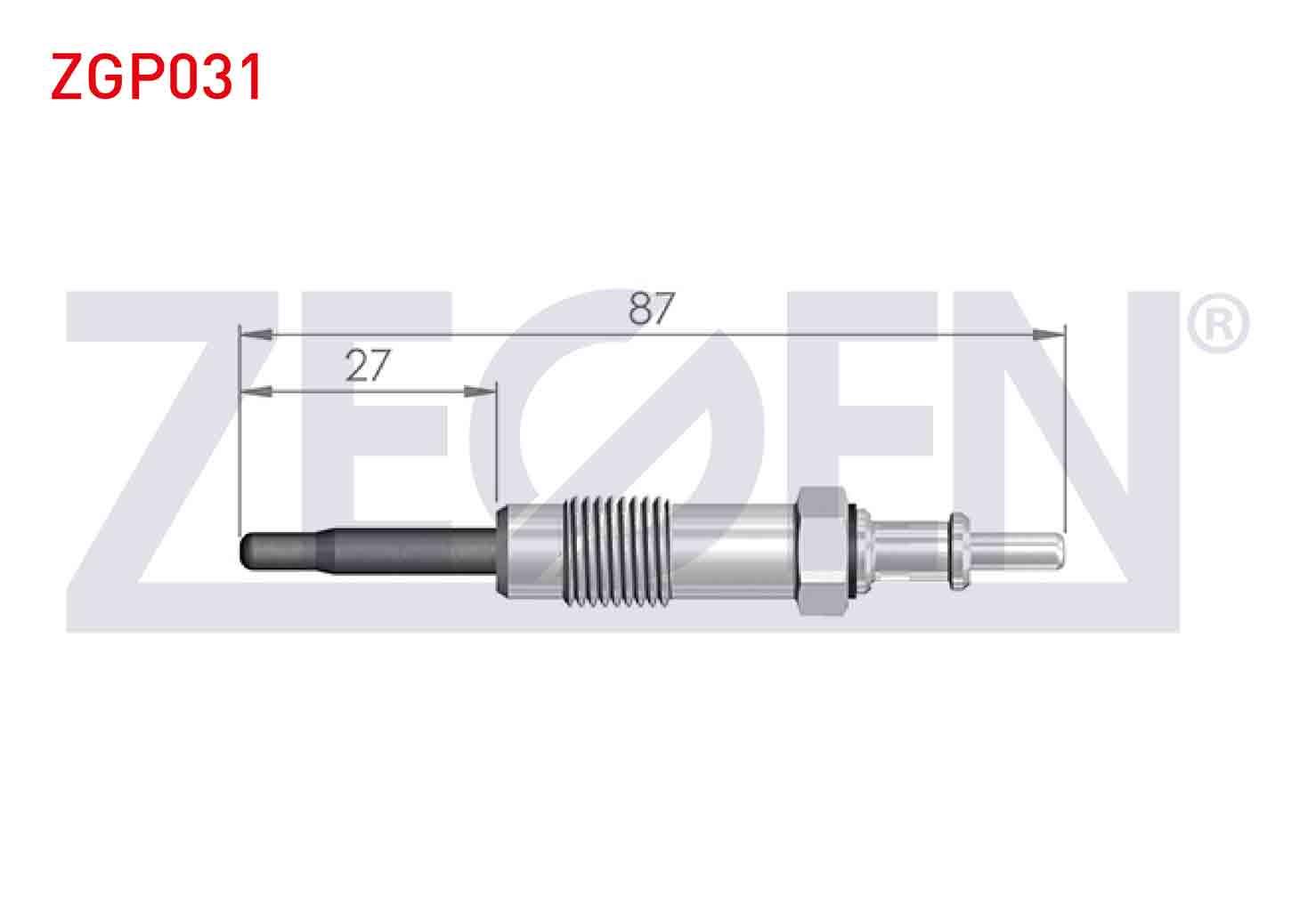KIZDIRMA BUJI 11,5V MERCEDES SPRINTER 3T (903) 310-312D 1995-2006 / SPRINTER 2T (901,902) 208-210-212D 1995-2006 / SPRINTER 4T (904) 410-412D 1995-2006