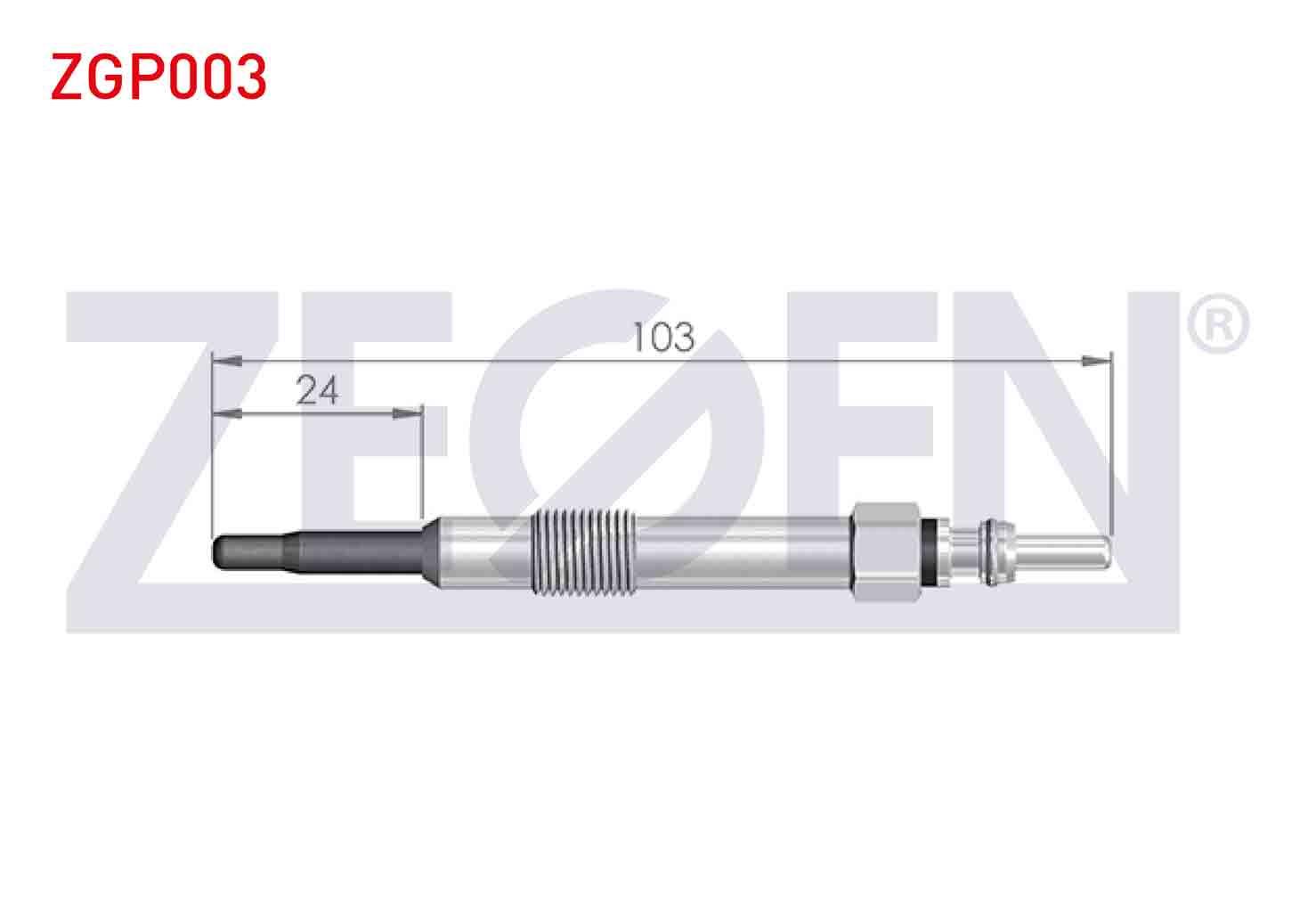 KIZDIRMA BUJI 11V ALFA ROMEO 145 (930) 1.9JTD 1994-2001 / ALFA ROMEO 147 (937) 1.9JTD 2001-2010 / FIAT DOBLO (119,223) 1.9JTD 2001-2010 / OPEL VECTRA C 1.9CDTI 2002-2008 (Z19DT)